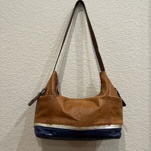 The Sak Brown Leather Hobo Bag